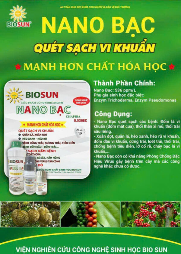 BIOSUN NANO BẠC (CUA BẠC)